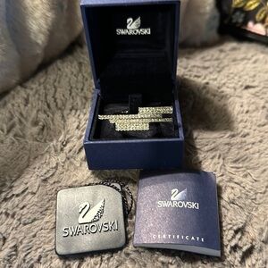 Swarovski Sz 7(?)One of a Kind Vintage Designer Ring. Original Booklet/Price Tag